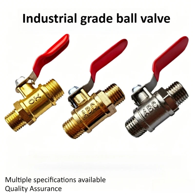 Copper 1/4 "agricultural Ball Valve DN8 Electric Spray Plunger Pump Pesticide Applicator Pump Head High-pressure Handle Switch Oasis Select