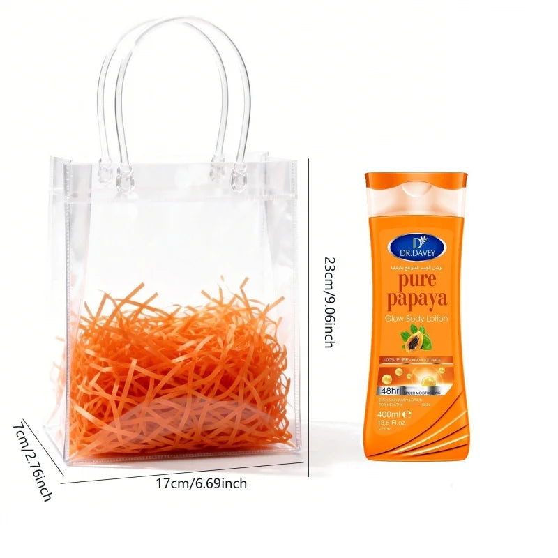 DR.DAVEY Papaya Skin Care Gift Set – Lotion, Soap & Body Oil