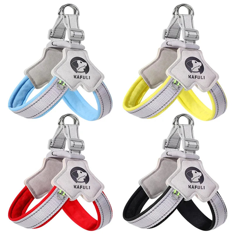 No-Pull Dog Harness with Padded Handle Reflective Escape-Proof Leash Breathable Mesh for Medium Large Dogs Pet Walking Gear Oasis Select