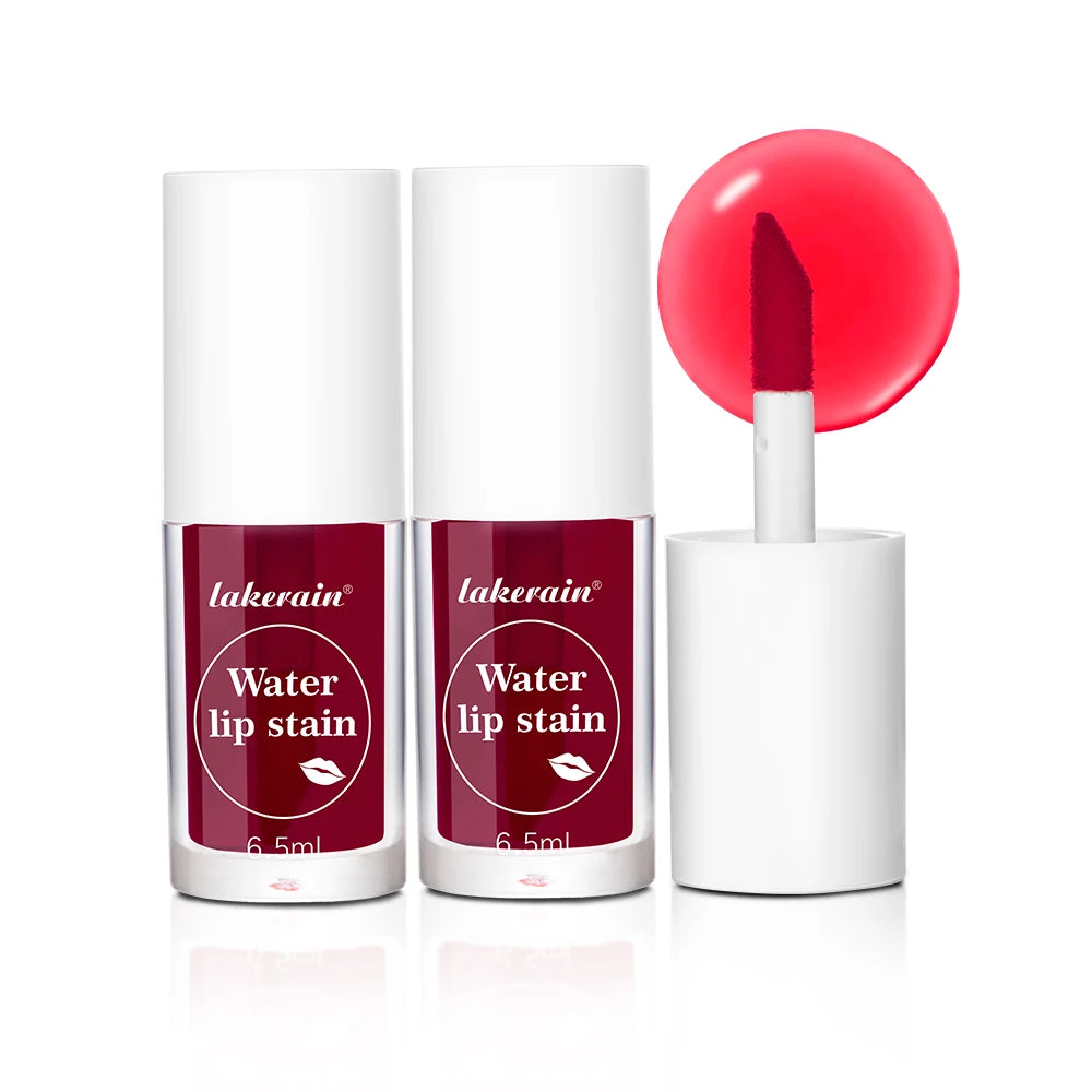 Lakerian Water Lip Stain Moisturizing Lip Glaze Long Lasting Lip Ink Face Lip Dual Purpose Waterproof Liquid Cosmetics Makeup Oasis Select 2x2 piece