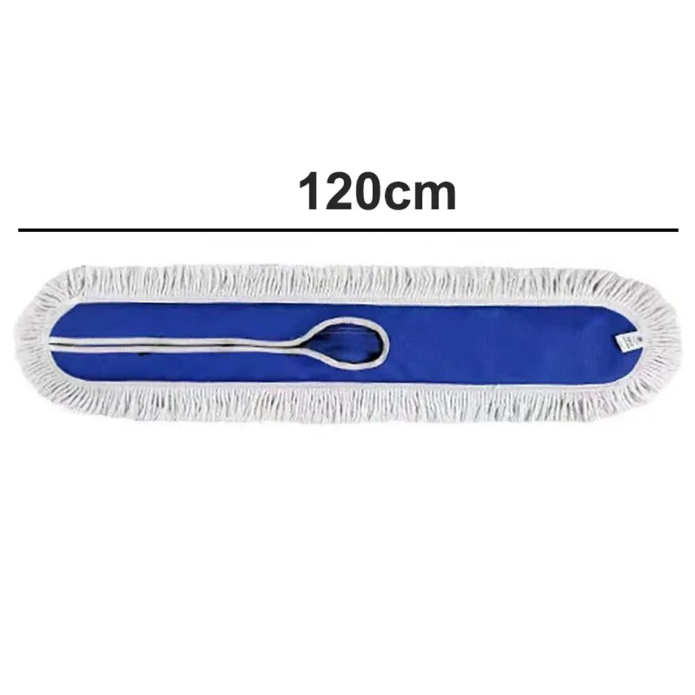 40/60/80/100/120cm Flat Mop Replacement Cloth Cotton Heavy Duty Floor Dust Mop Head Refill Removable Reusable Mop Accessories Oasis Select 120cm