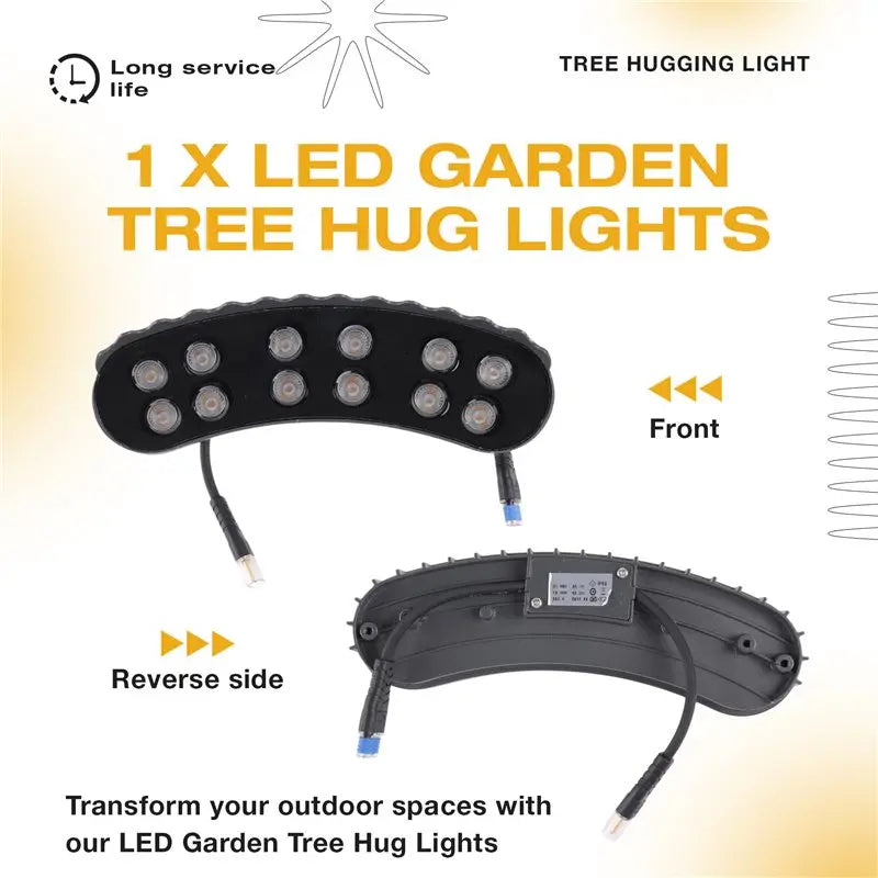 LIKE WISH Led Garden Tree Hug Lights Night Projection Outdoor Landscape Lamp IP65 Waterproof Oasis Select