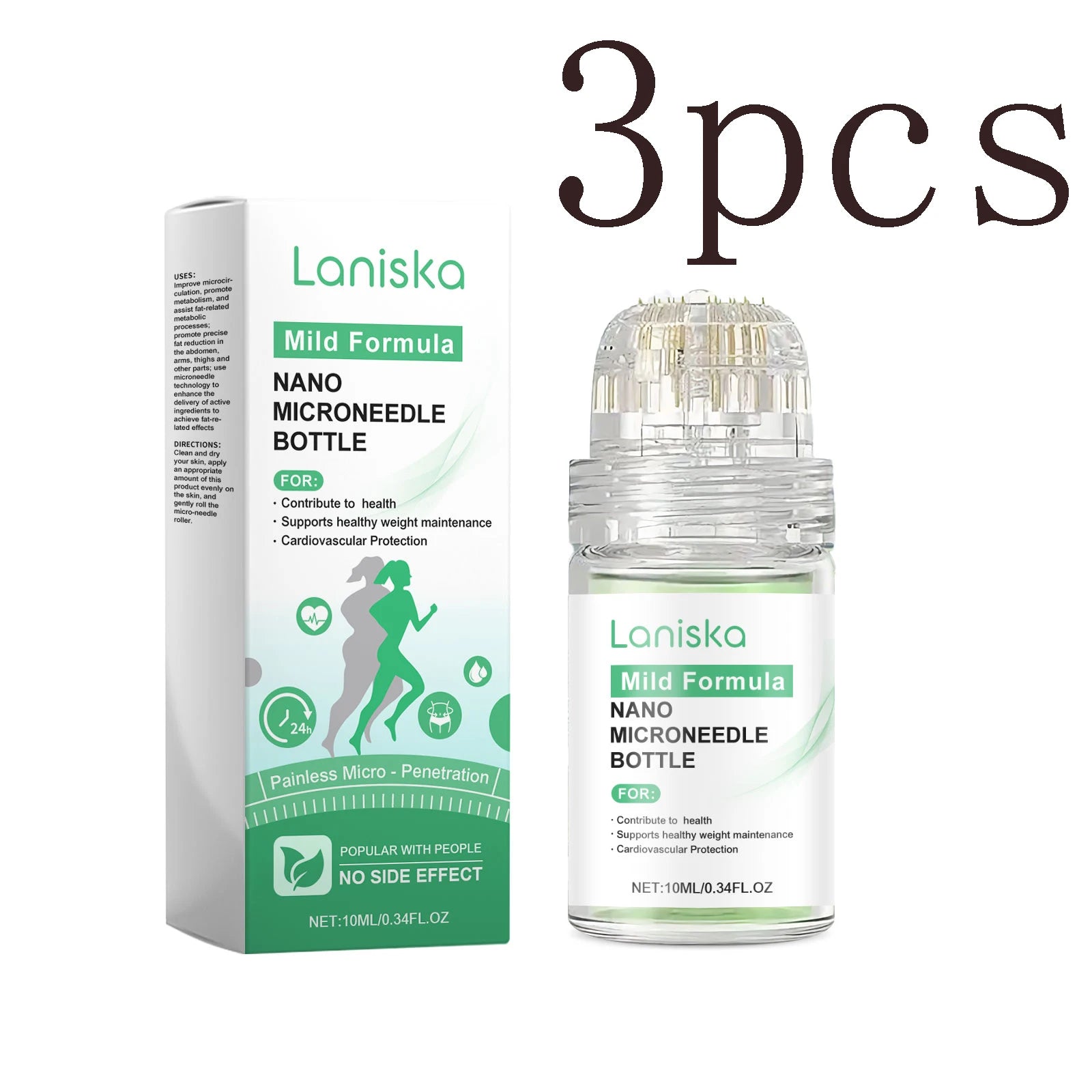 Laniska Body Roller Serum – Hydrating & Firming Skin Serum Body Firming Serum Oasis Select 3pcs