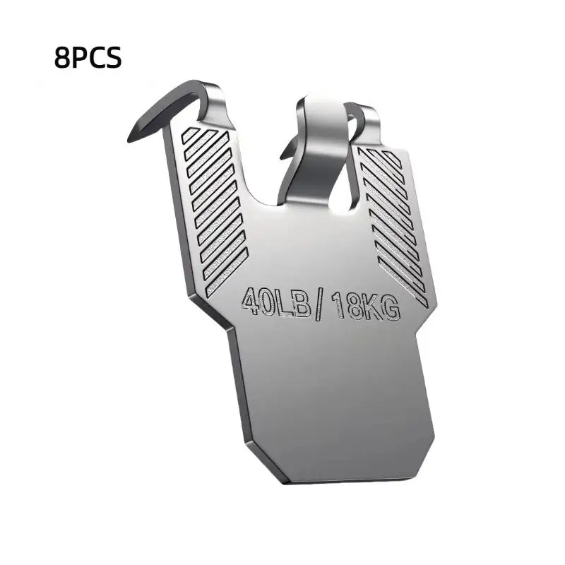 Decor Solution Package: 8/10/12/15/20/40Pcs Wall Hooks - Perfect for Hanging Picture, Mirror, Photos & Posters in Office Room Oasis Select A1