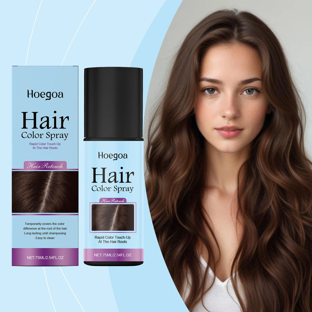 Temporary Hair Coloring Spray One-Time Hair Color Covering White Gray Hair Hairline Dye Lasting Coloring Black Hair Dye Spray Oasis Select