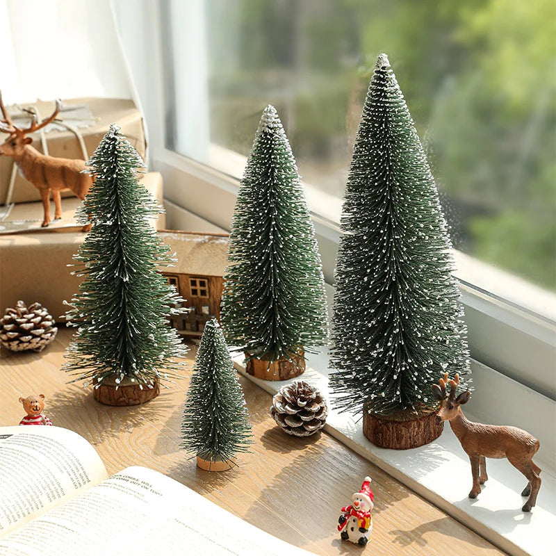 Christmas Decorations Snow Scenes Mini Christmas Trees Office Desks Wine Cabinets TV Cabinets Christmas Decorative Items Oasis Select