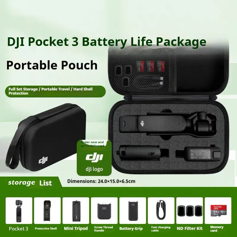 DJI Osmo Pocket 3 Hard Carry Case – Protective Storage Bag