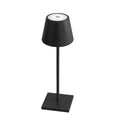 Rechargeable LED Table Lamp Touch Switch 3 Levels Dimmable Desk Lights Bar Club Dinner Creative Decorative Ambient Lighting Oasis Select Black