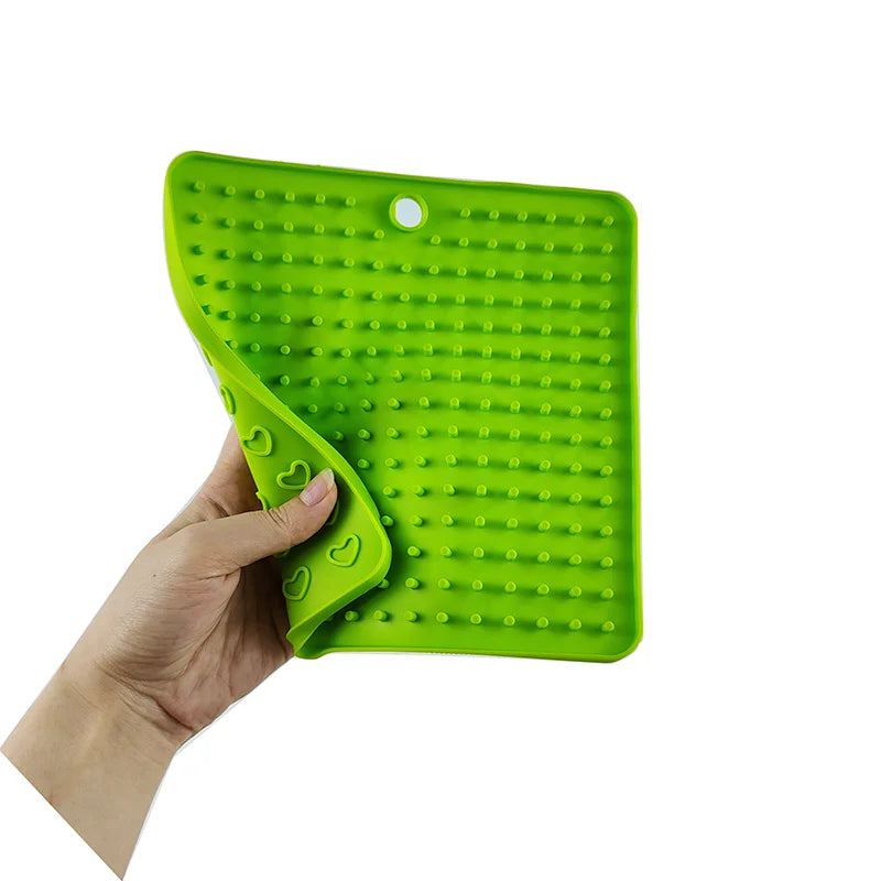 Mat For Dogs Cats Slow Food Bowls Silicone Pets Feeding Lick Pad Pet Slow Feeder Anxiety Food Container Lickimat for Dogs Puppy Oasis Select