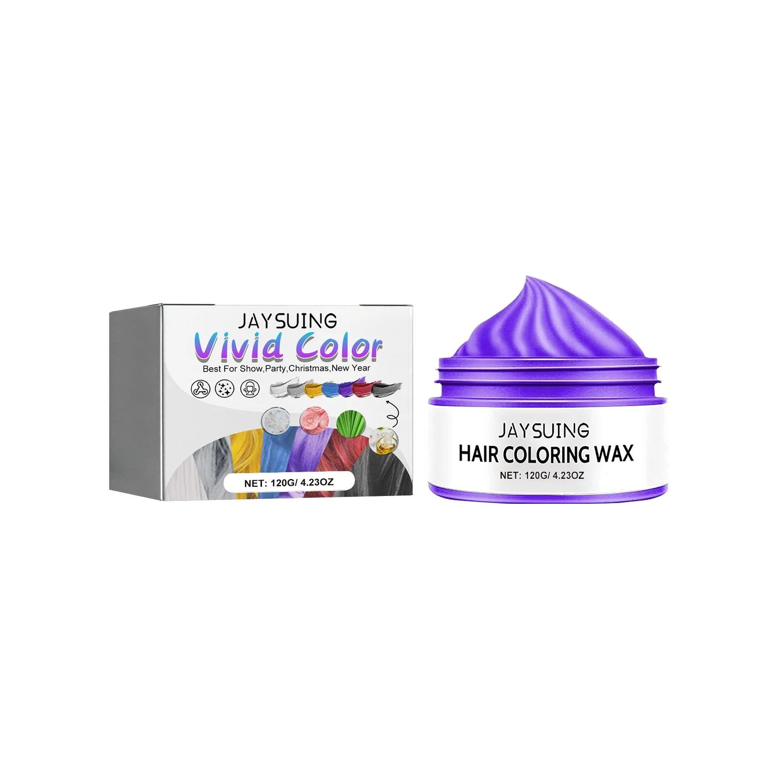 Temporary Hair Color Wax – Nourishing Styling Pomade 120g Temporary Hair Color Wax Oasis Select Purple