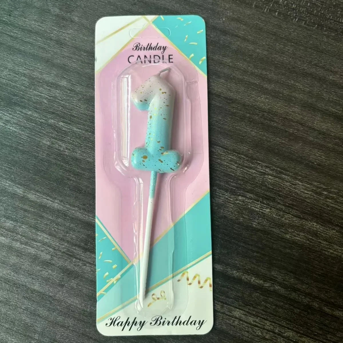 Candle Pink Birthday Candle Girl Happy Birthday Cake Topper Children's Party Decor Ornaments Opera Digital Celebration Candle Oasis Select 1-pink
