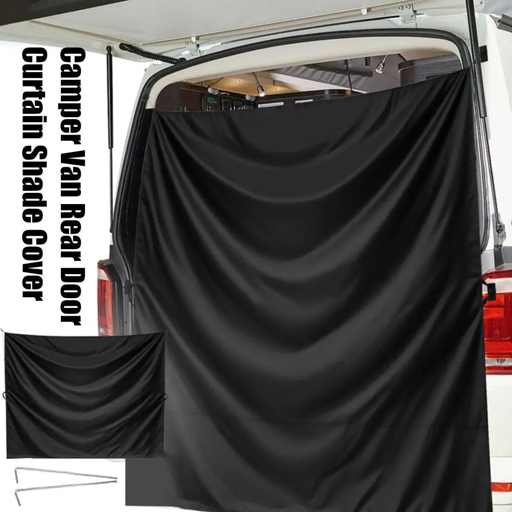 Camper Van Rear Door Curtain Shade – Waterproof RV Sunshade