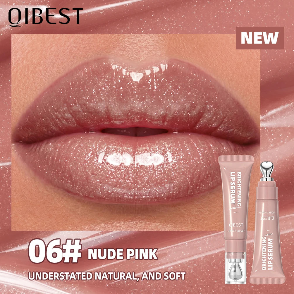 QIBEST Crystal Jelly Lip Gloss – 8 Colors, Mirror Shine