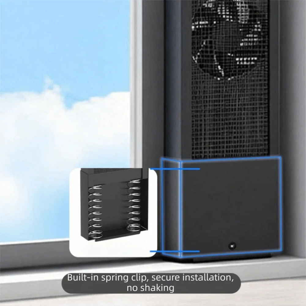 WiFi Remote Ventilation Fan No Perforation No Installation Window Exhaust Fan 20(W) 50hz(Hz) Ventilator Fan for US Smoky Space Oasis Select