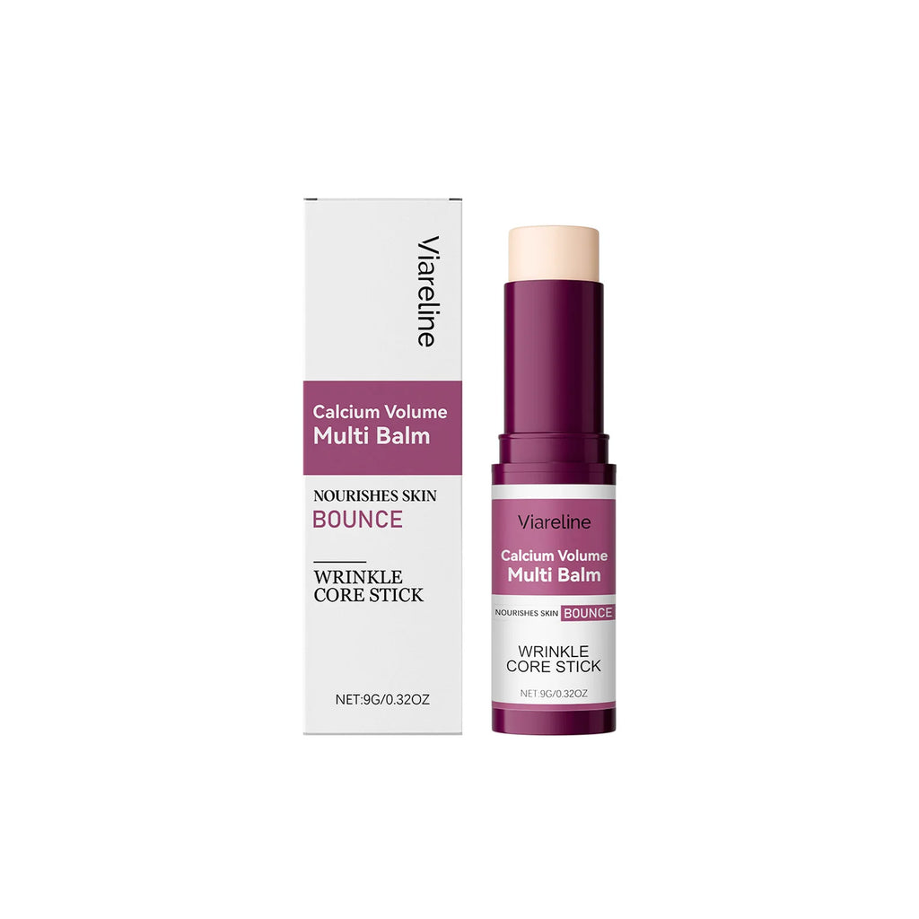 VIARELINE Calcium Volume Multi Balm Collagen Deep Moisturizing Face Skin Refresh Smoothing Brightening Firming Balm Stick Cream Oasis Select 9g boxed