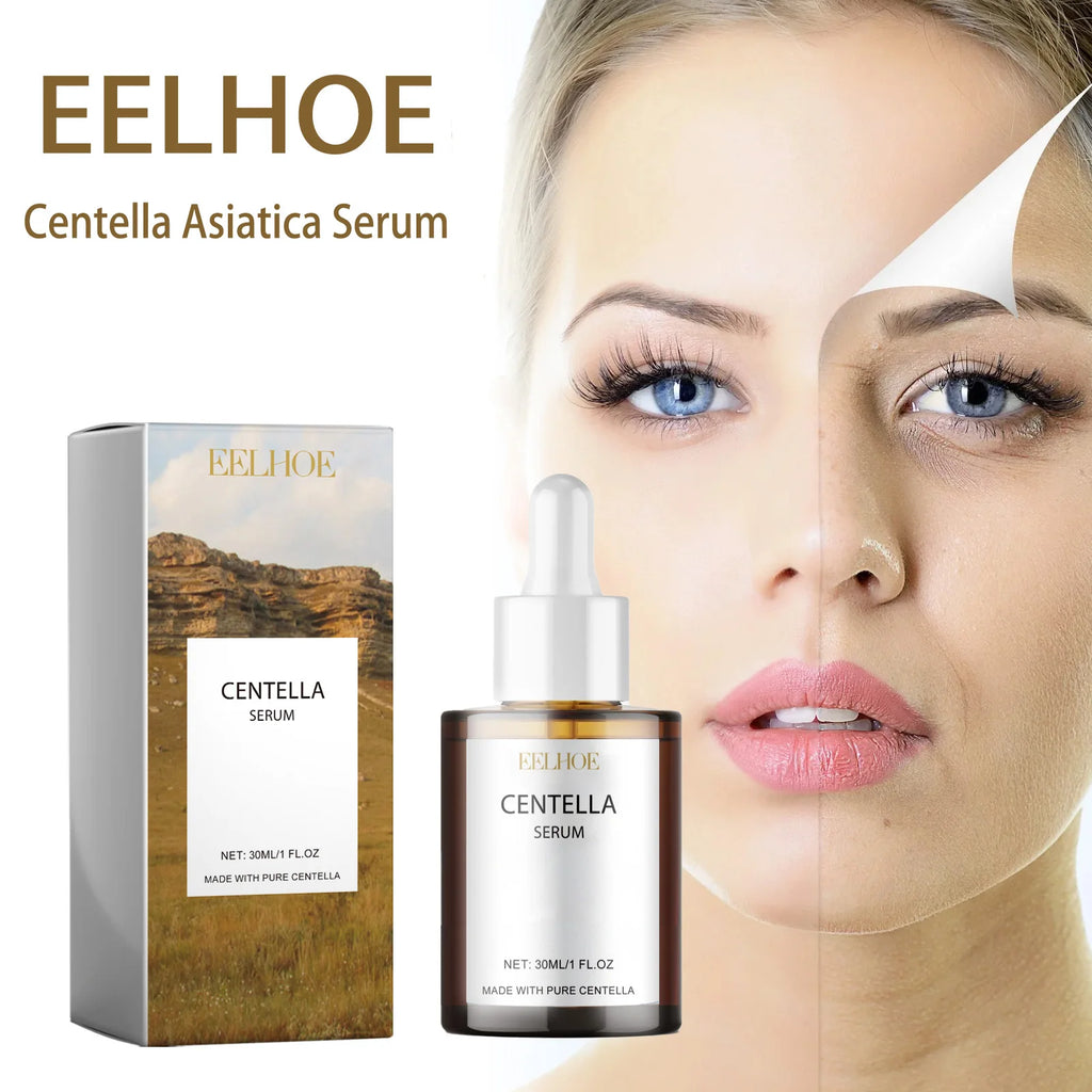 Centella Asiatica Serum 30ml Korean Skincare for Face Hydrating Calming Redness Relief Vegan Sensitive Face Essence Skin Care Oasis Select