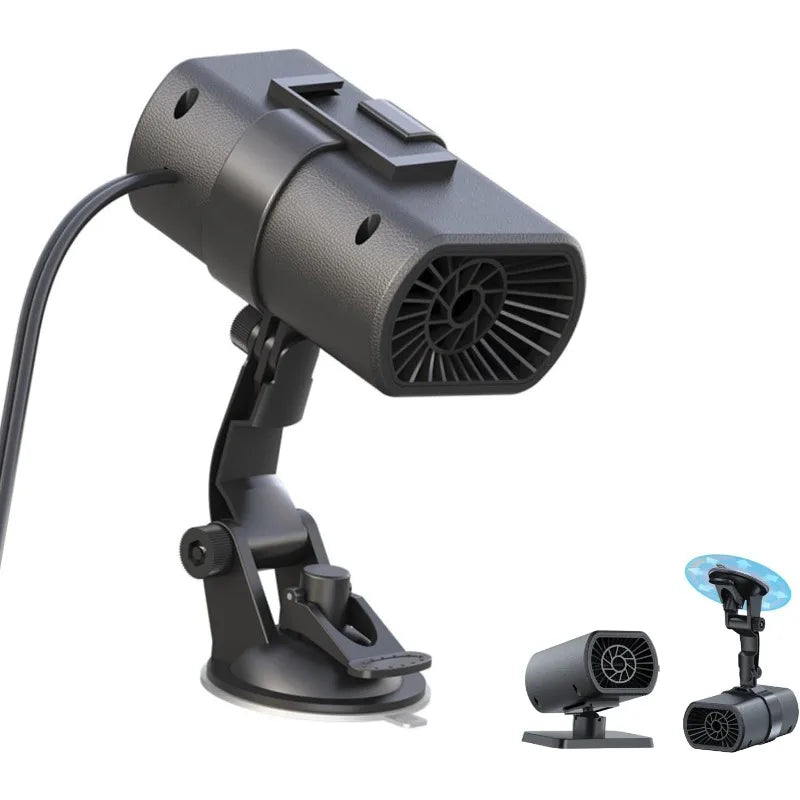 12V 200W Defrosting Demister Car Heater Fans Defogger Windshield Frost Snow Mist Removal Heating Dryer Window Car Accessory Oasis Select