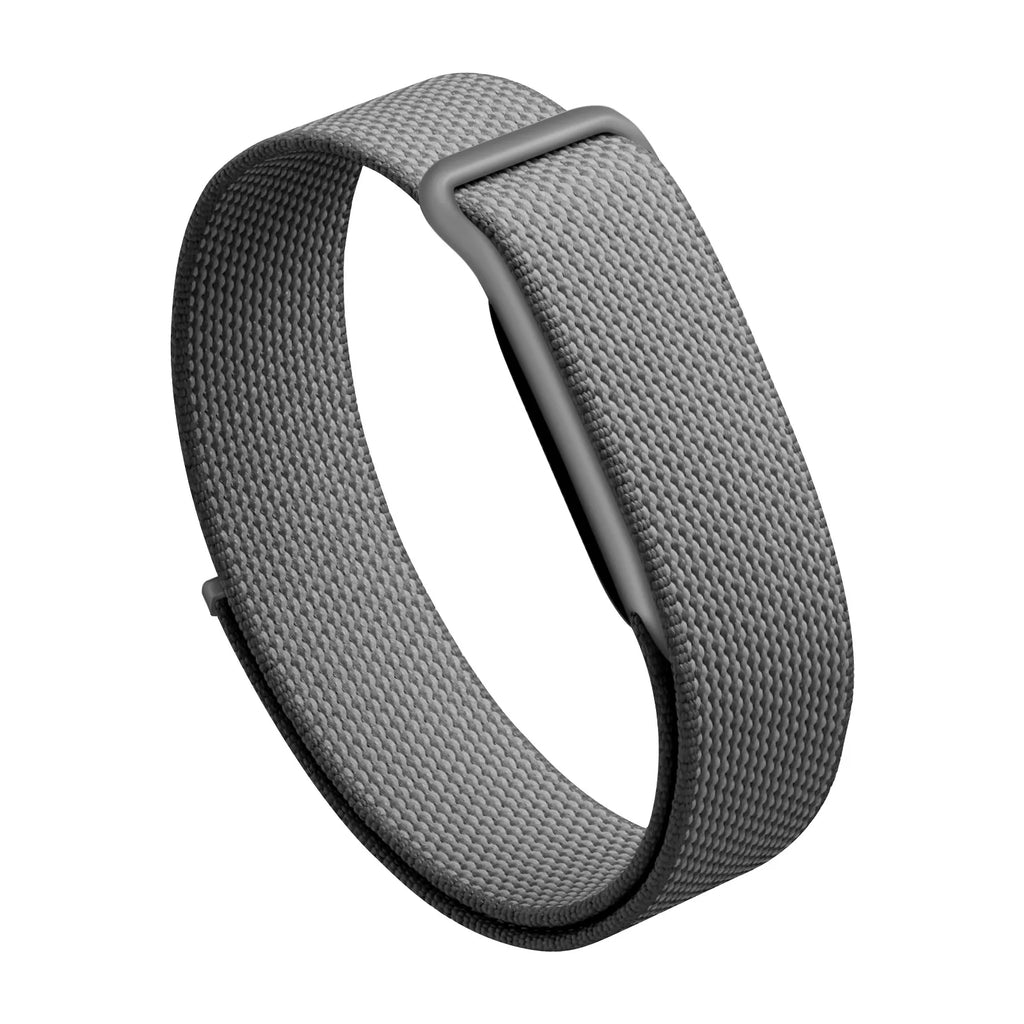 Woven Nylon Band Fitbit Air Strap Breathable Braided Watch Plastic Oasis Select dark grey