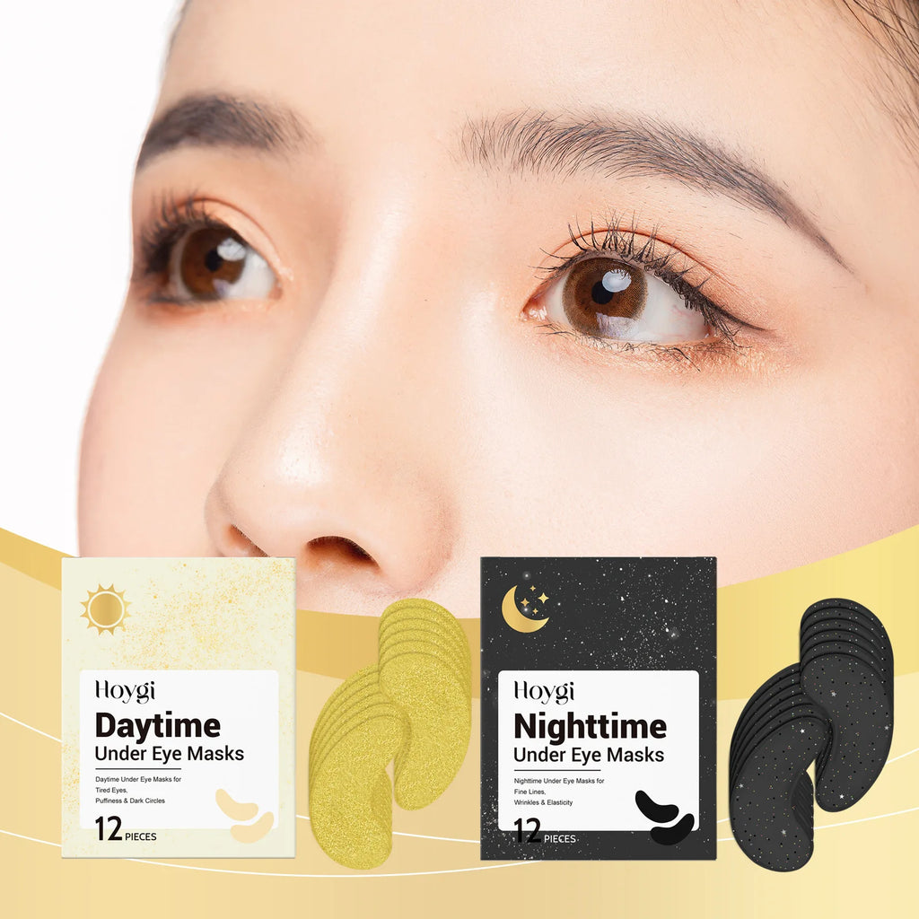 Hoygi Day & Night Under Eye Masks – Puffiness & Dark Circles Under Eye Mask Oasis Select