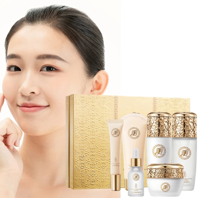 Cordyceps & Ginkgo Essence 6-Piece Skincare Set | Niacinamide