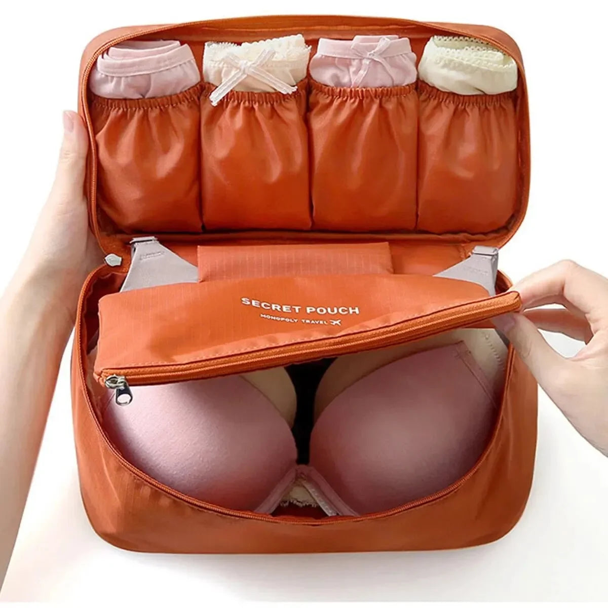 Portable Travel Storage Bag Multi-function Bra Underwear Organizer Bags Toiletry Cosmetic Case for Outdoor Travel Oasis Select