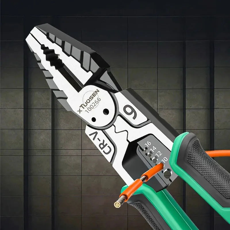 Multifunctional Heavy Duty Alloy Wire Cutters Diagonal Needle Nose Pliers Hardware Tools Universal Electrician Wire Pliers Oasis Select