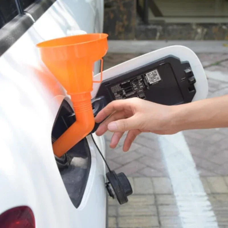 Refueling Funnel with Filter Motorcycle Refuel Engine Oil Funnel Moto Car Long Mouth Funnels Car Repair Filling Tools Oasis Select Default Title