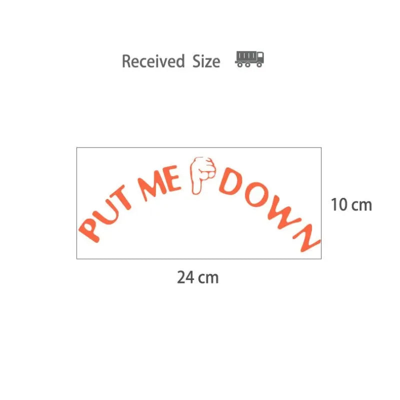 Gesture Hand Decal Funny Bathroom Toilet Seat Wall Sticker Sign For Put Me Down Home Art Refrigerator Sticker Decals Oasis Select Pink