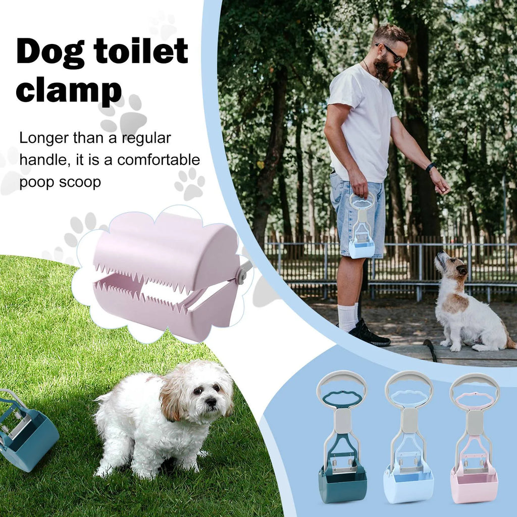 Large Size Pet Pooper Scooper with Long Handle Dog Poop Scoop Pet Supplies Easy to Use Comfortable Handle Dog Waste Disposal Oasis Select