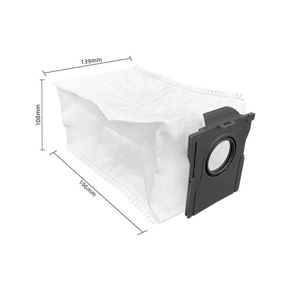 Replacement Dust Bag For Mova Mobius 60 Robot Vacuum Cleaner 4/10Pcs Disposable Non Woven Fabric Filter For Auto Empty Station Oasis Select
