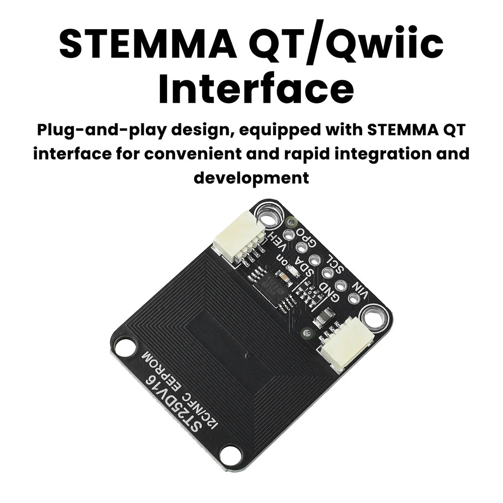 ST25DV16K RFID Dynamic Tag Frequency Module with I2C NFC Dual Interface 16Kbit EEPROM Wireless Configuration for IoT Devices Oasis Select