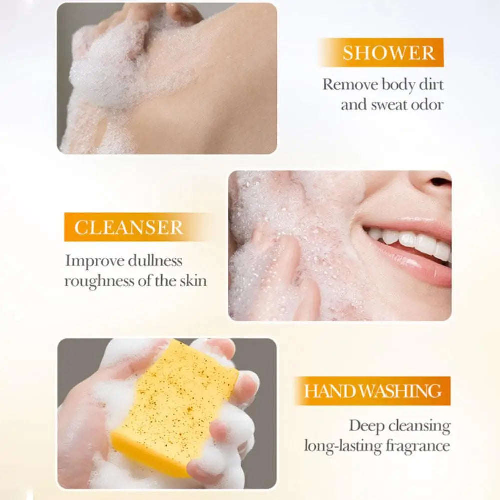100g Kojic Acid Soap for Face, Turmeric Dark Spot Remover Soap Bar with Turmeric & Lemon & Hyaluronic Acid Gentle Moisturising Oasis Select