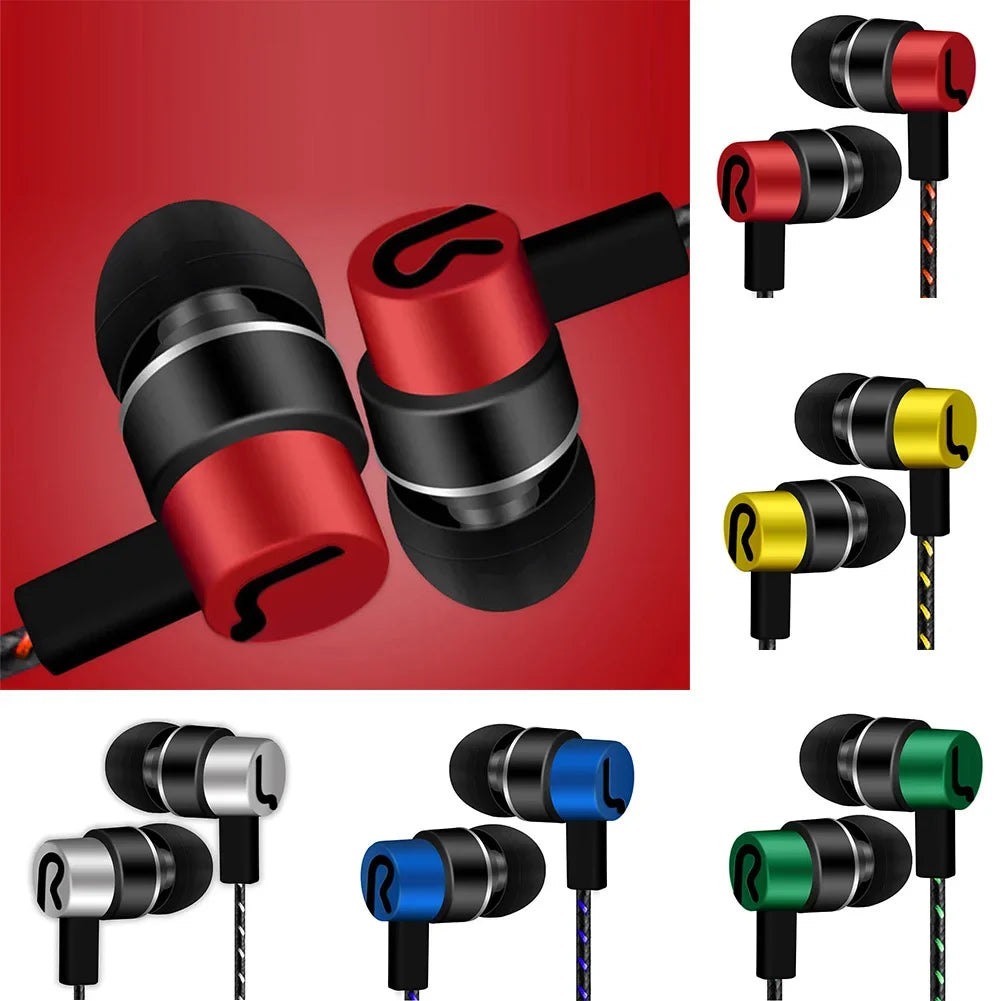 Universal Wired Earphone Noise Reduction In-Ear Stereo Earphones Noodles Style Sport Headset For Samsung Huawei Headphones Oasis Select