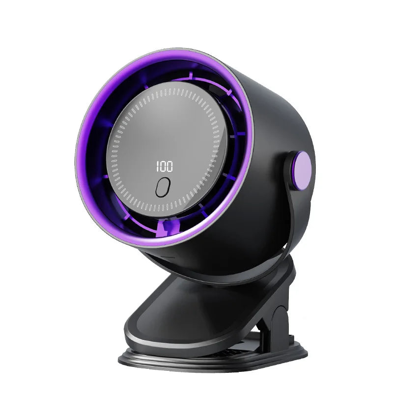 URGGU 3-in-1 Clip Fan | 4-Speed Rechargeable Turbo Mini Fan