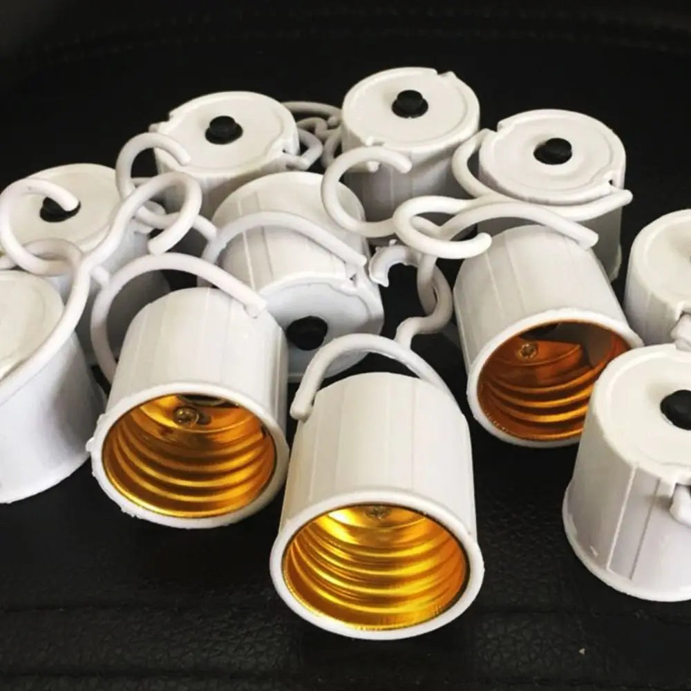 Portable For Emergency Light Bulb Socket Adapter Screw Lamp Holder E27 Hook Lamp Holder Lamp Socket Light Base Oasis Select