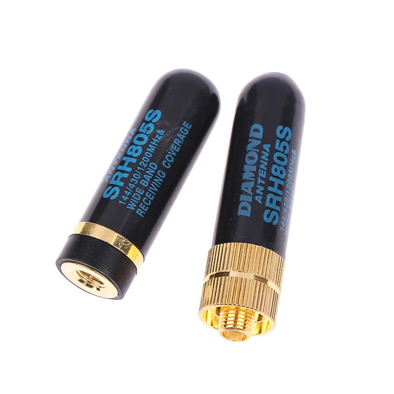 SMA-M/SMA-F Dual Band Antenna UHF+VHF SRH805S Walkie Talkie For Baofeng/YAESU 136-174MHz & 400-520MHz Oasis Select
