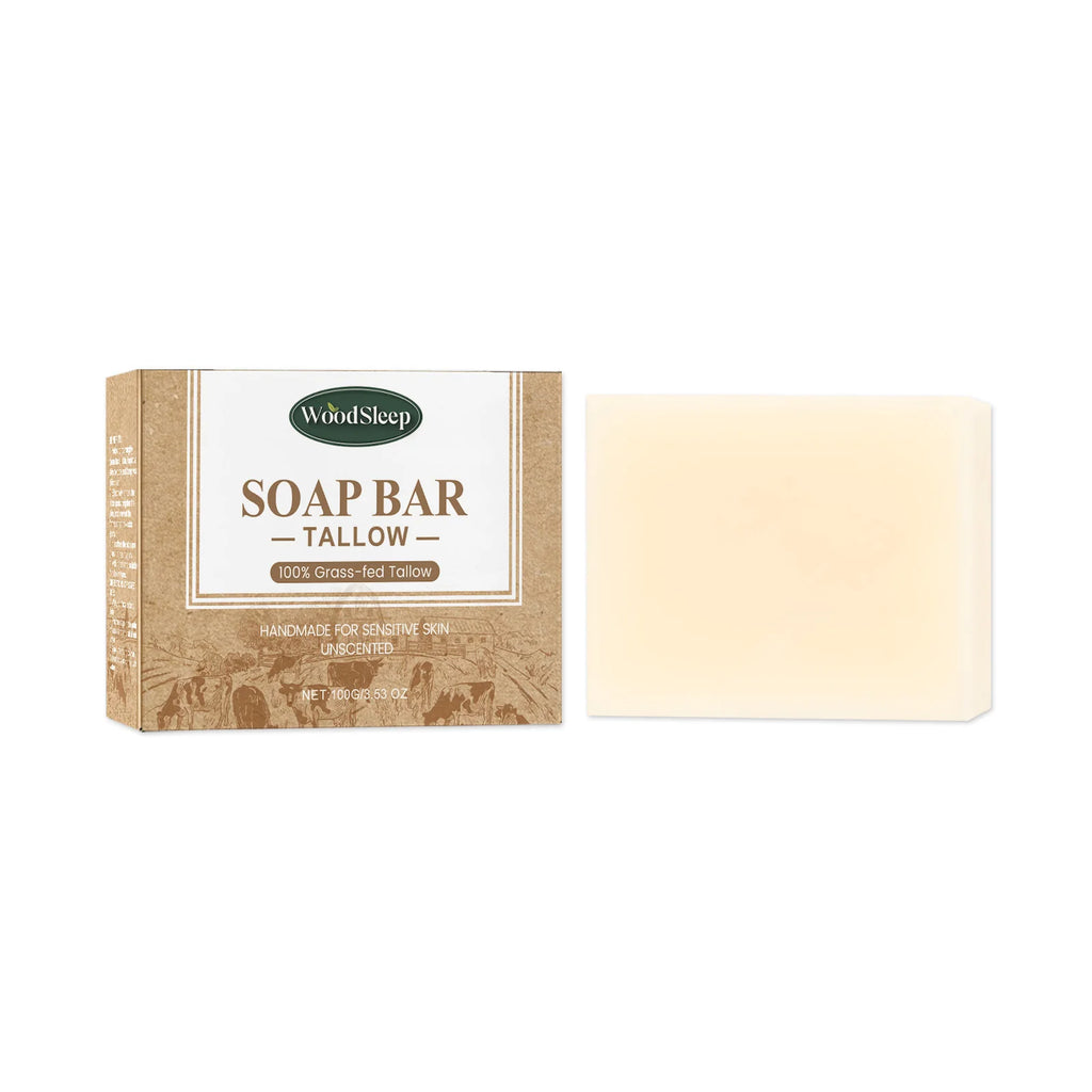 Brightening Tallow Soap Natural Body Deep Clean Moisturize Gentle Refreshing Skin Smooth Removes Odors Facial Body Care Soap Oasis Select 100g