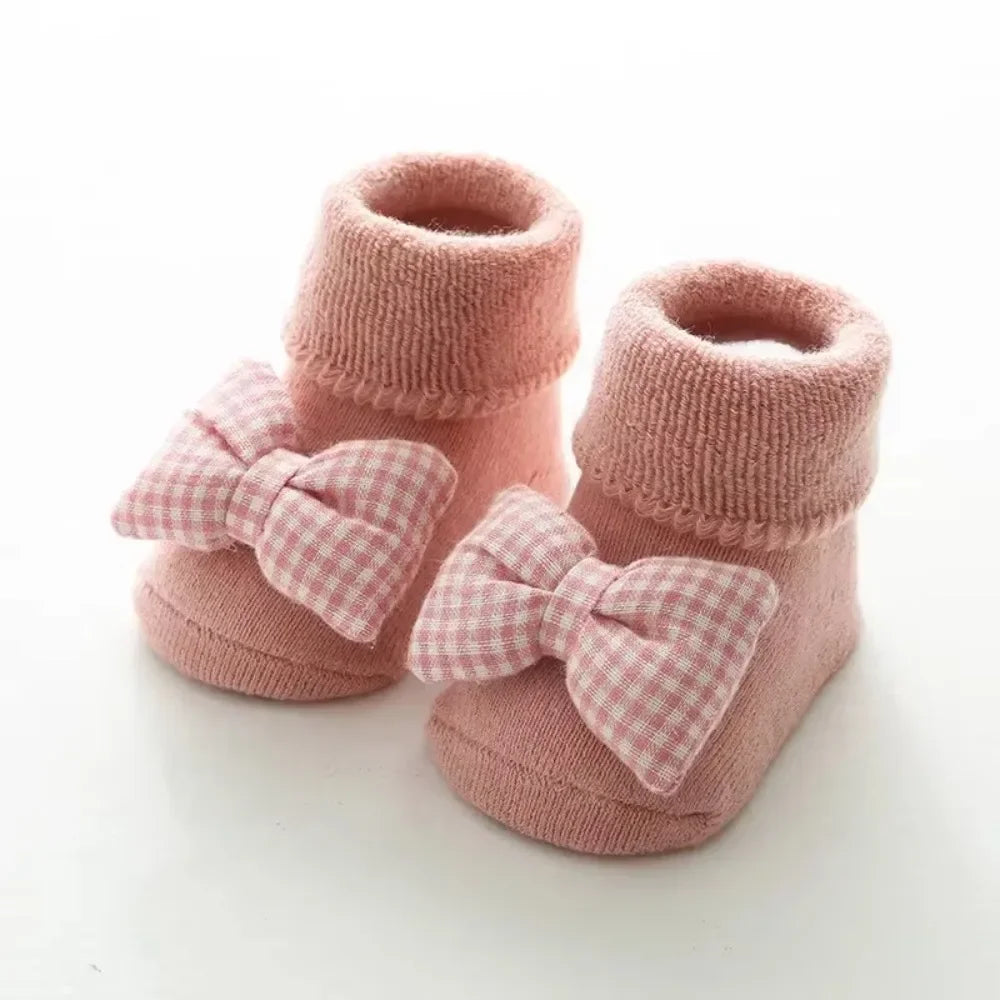Baby Socks 0-12Month Cartoon Animal Newborn Socks Infant Baby Boy Baby Girl Socks Anti Slip Floor Socks Leg Warmers Winter Warm Oasis Select