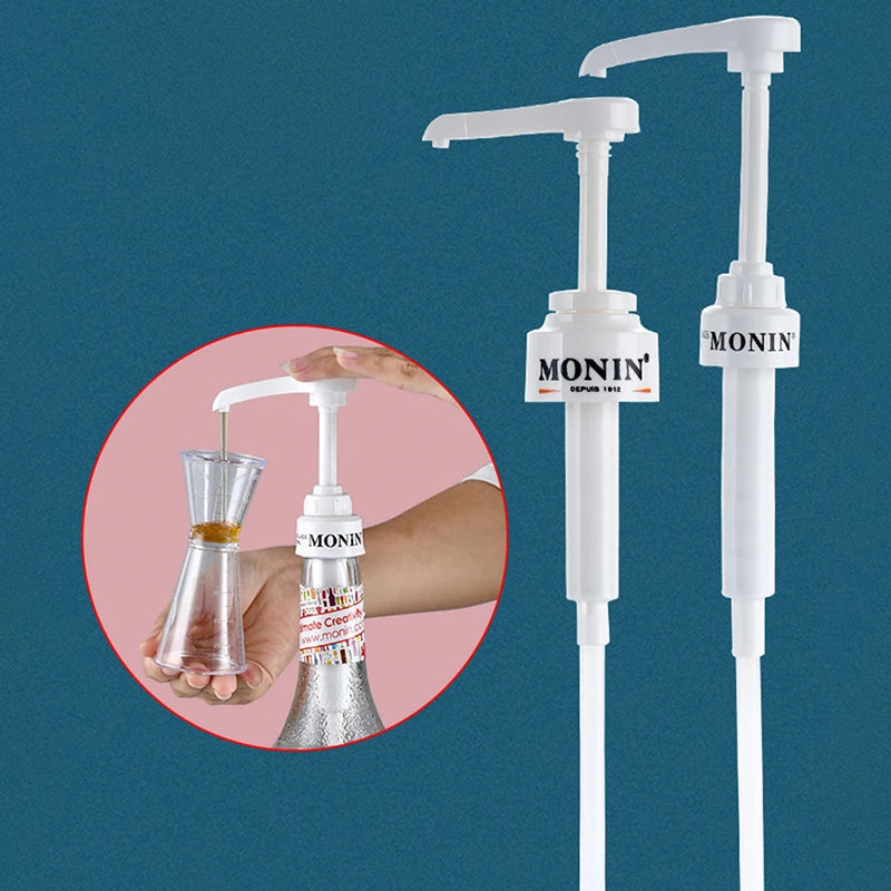 1pcs Coffee Dispenser Syrup Pump Black White Liquid Dispenser For Syrup 10Ml Juice Bottle Dispenser Pump Oasis Select