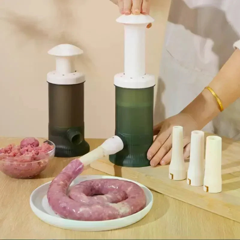 Multipurpose Meat Stuffer Sausage Maker, Horizontal Sausage Tool, Kitchen Homemade Sausage Filler Oasis Select