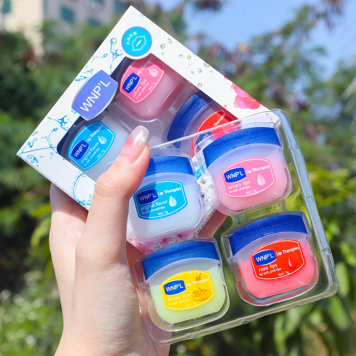 LAIKOU Natural Lip Mask & Balm Set – Moisturizing Lip Care Kit Lip Balm Gift Set Oasis Select