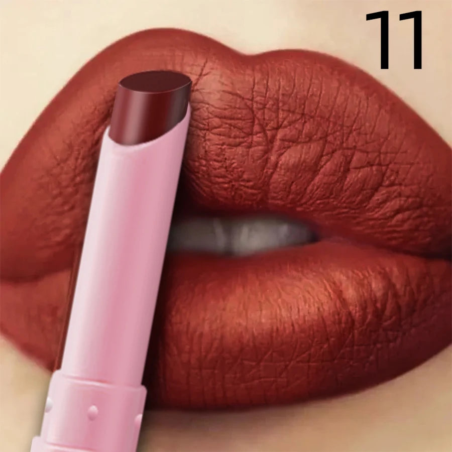 KAFURUX 15-Color Velvet Matte Lipstick – Long-Lasting Lip Tint