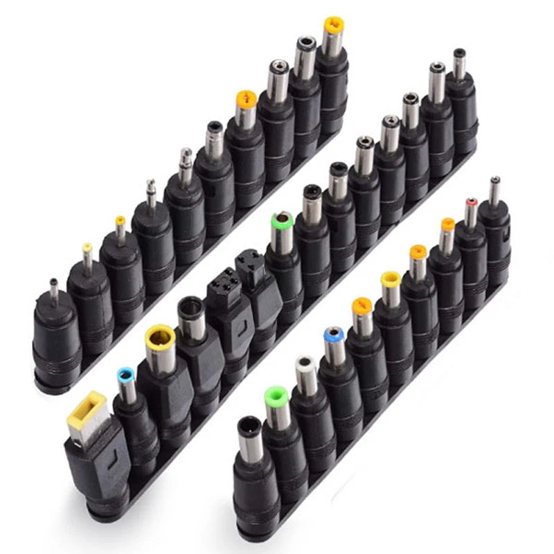 34PCS 8PCS Universal DC AC 5.5mmx2.1mm Power Adapter Tips Connector Kits for Lenovo Thinkpad Laptop Power Supply Plug Jack Sets Oasis Select