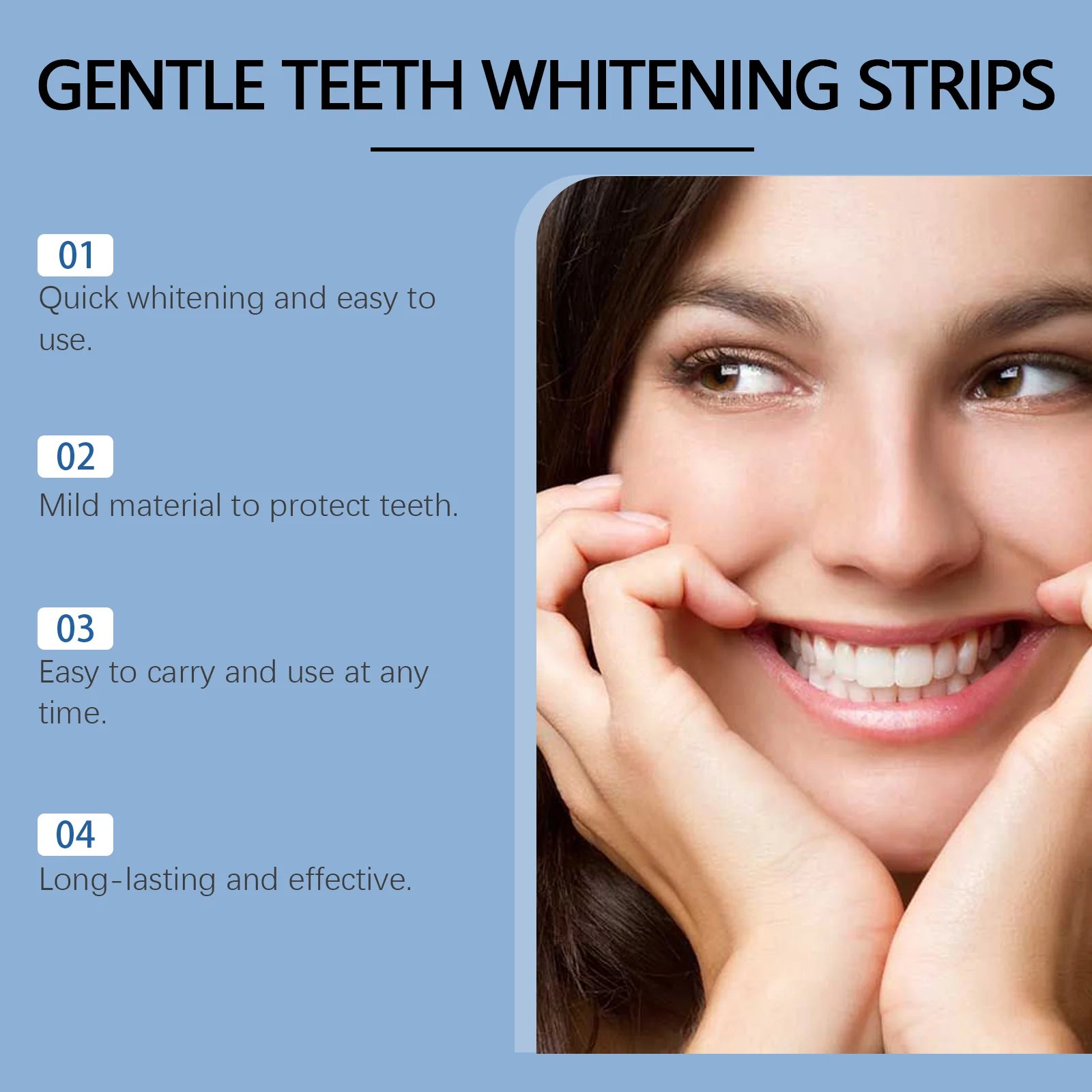 Deep Cleaning Teeth Whitening Strips - Home Dental Care, Remove Yellow Stains & Brighten Teeth, Effective Whitening Solution Oasis Select