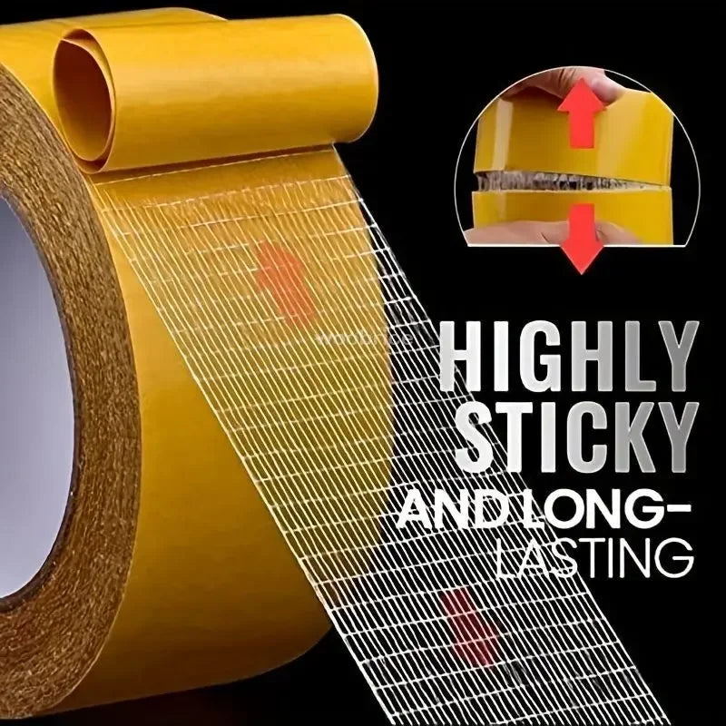 Heavy-Duty Double-Sided Mesh Tape – Waterproof & Traceless