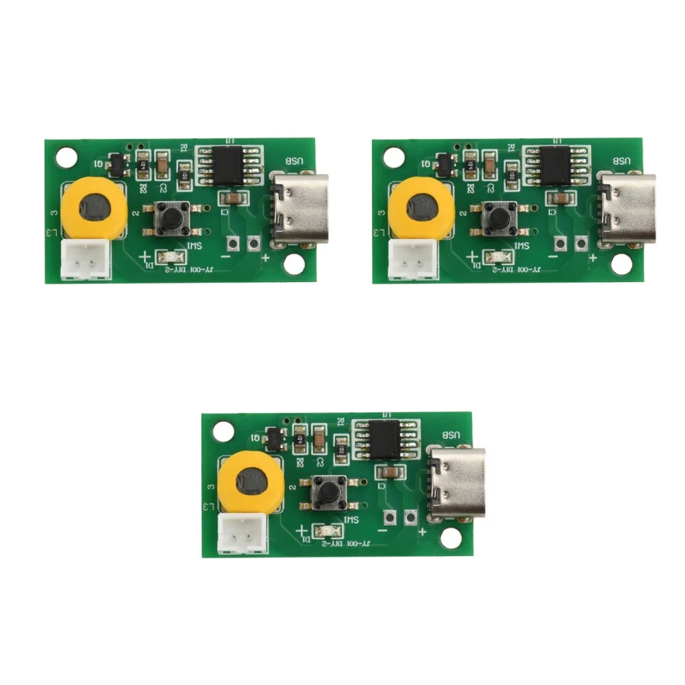 1-5pcs 3 Levels Adjustable Fog Volume Single Spray Humidifier Module Mist Maker and Driver Circuit Board Fogger Atomization Film Oasis Select 3pcs module