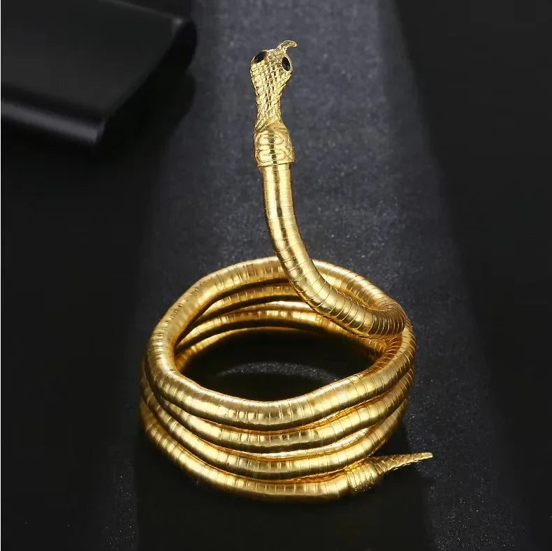 Snake Creative Jewelry Can Be Used As Necklace and Bracelet Personalized HotGirl Snake Wrap Women's Necklace Halloween Jewelry Oasis Select 90cm