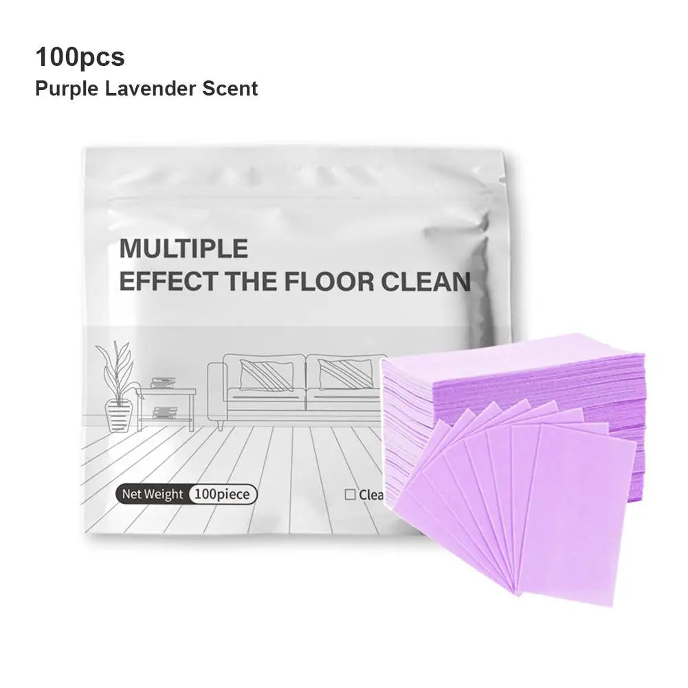 100PCS Water-Soluble Floor Cleaner Tablets Sterilizing Fragrant Remove Yellow Dirt Multi-Purpose Cleaning Sheets for Bathroom Oasis Select 04