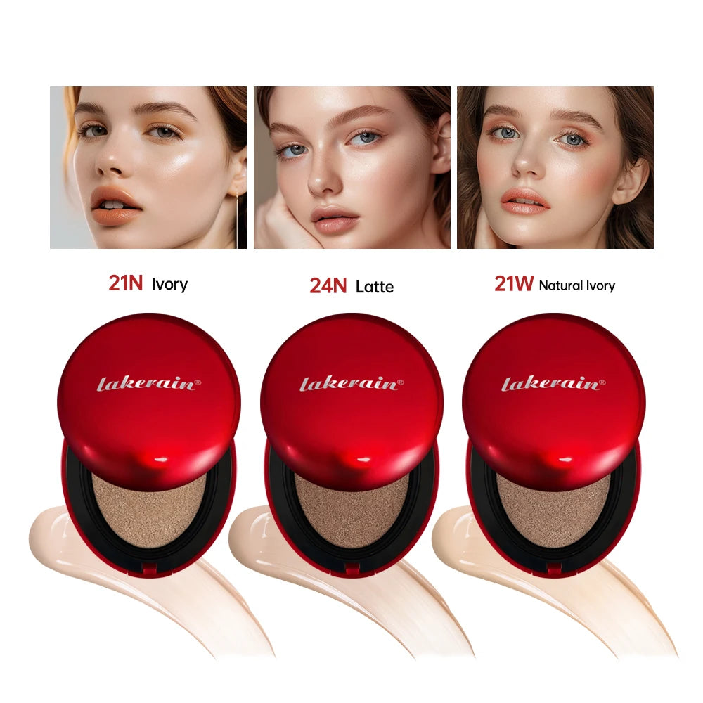 Sun protectio Air Cushion Foundation 9 Colors CC Cream Concealer Whitening Makeup Waterproof Cosmetics Brighten Face Base Tone Oasis Select