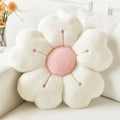 Sunflower Pillow, Daisy Seat Cushion, Flower Mat, Office Mat, Plush Toy Mat, Christmas Gift, Halloween, Thanksgiving Gift Oasis Select white
